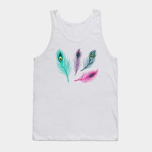 Peacock Feather Tank Top